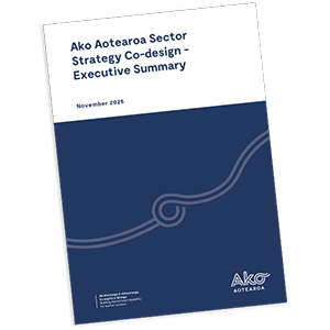 Ako Aotearoa Sector Strategy Co-design icon