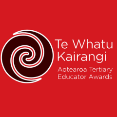 Te Whatu kairangi with brown logo